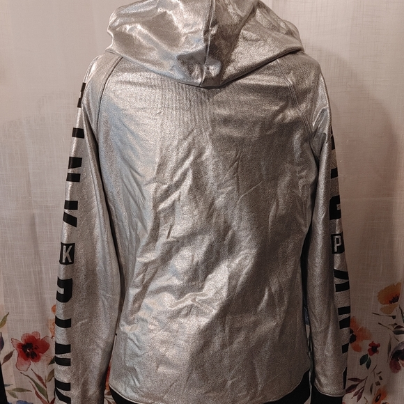 PINK Silver Hoodie - Picture 5 of 7